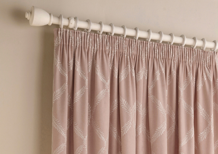 Olivia Pencil Pleat, Blush - Ready Made Curtains - Image 9